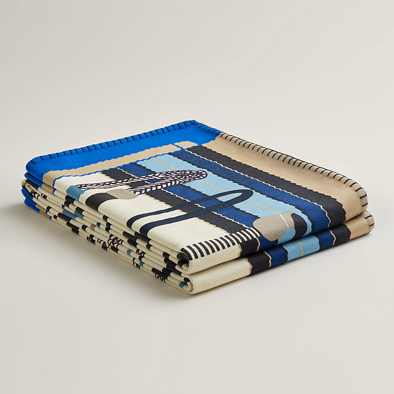 Fouets et Tartan blanket | Hermès Canada